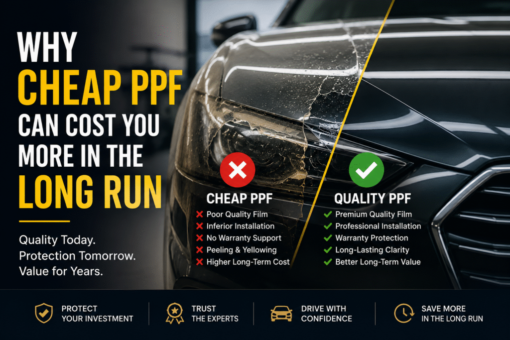 Why cheap PPF installation can cost you more in the long run